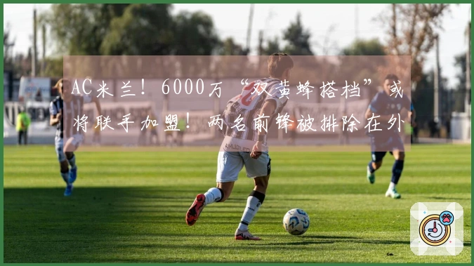 AC米兰！6000万“双黄蜂搭档”或将联手加盟！两名前锋被排除在外